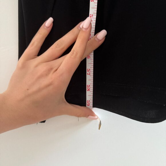 Betsy & Adam Black Dress, One Shoulder Size 4 - Picture 8 of 8